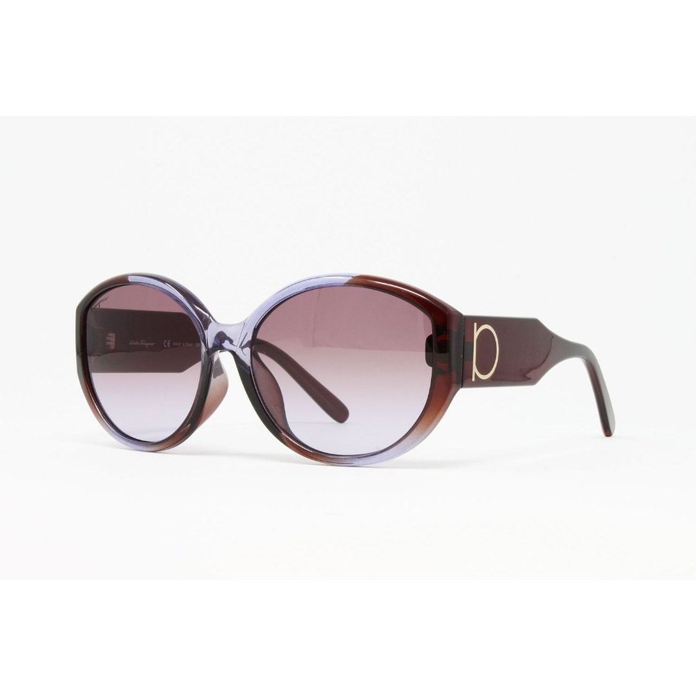 Ferragamo Sunglasses Designer Frames SSF947SA Color 546 Violet Brown 59mm NEW!
